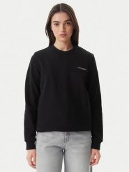 Tommy Jeans Bluza Ess Logo DW0DW22829 Czarny Regular Fit. Czarne bluzy damskie Tommy Jeans, xl, bez wzorów, z bawełny, bez kaptura. Za 329.99 zł.