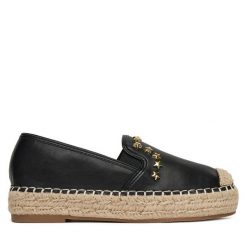 Espadryle DeeZee. Czarne espadryle damskie DeeZee, bez wzorów, bez obcasa, bez zapięcia. Za 99.99 zł.
