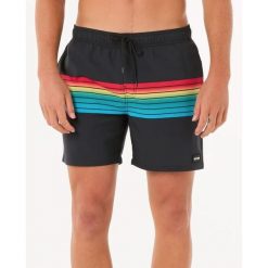 Boardshorty Rip Curl - SURF REVIVAL VOLLEY - BLACK. Czarne kąpielówki męskie Rip Curl, l, bez wzorów, do pływania. Za 200.00 zł.