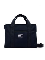 Tommy Hilfiger Torebka KA0KA00052 Granatowy. Niebieskie torebki do ręki damskie Tommy Hilfiger, bez wzorów, z materiału, bez dodatków. Za 249.99 zł.