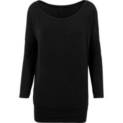 Damska Wiskozowa Bluza Z Długim Rękawem. Czarne bluzy damskie BUILD YOUR BRAND, s, bez wzorów, z wiskozy, bez kaptura. Za 89.99 zł.