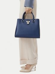 Nine West Torebka CEO-TRUE GRACE-LDA9866 Granatowy. Niebieskie torebki do ręki damskie Nine West, bez wzorów, ze skóry, bez dodatków. Za 299.99 zł.