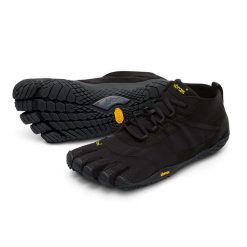 Buty turystyczne damskie Vibram Fivefingers V-Trek. Czarne obuwie sportowe damskie VIBRAM, bez wzorów, na fitness i siłownię, vibram fivefingers. W wyprzedaży za 548.45 zł.