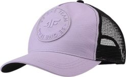 Czapka z daszkiem dla dzieci 4F U389 jasny fiolet 4FJWSS25ACABU389 52S. Czapki dla dzieci 4f, bez wzorów. Za 44.99 zł.