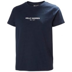 Koszulka damska Helly Hansen Core 2.0. Brązowe t-shirty damskie Helly Hansen, m, bez wzorów, z bawełny, klasyczne, bez kołnierzyka. Za 128.95 zł.