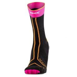 Skarpety do biegania X-Socks Trailrun Terraskin Expert Crew. Czarne skarpety męskie X Bionic, bez wzorów, z materiału. Za 164.99 zł.