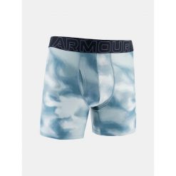 Bokserki męskie Under Armour M Perf Tech 6in Mix Mix. Niebieskie bokserki męskie Under Armour, m, bez wzorów, z materiału. Za 171.99 zł.