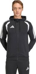 Adidas Bluza męska adidas Tiro 26 League Sweat Full Zip Hoodie czarna KF3321 2XL. Czarne bluzy męskie Adidas, m, bez wzorów, bez kaptura. Za 214.49 zł.