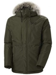 Kurtka zimowa Helly Hansen Coastal 3.0. Zielone kurtki męskie Helly Hansen, na zimę, l, bez wzorów, z futra, klasyczne, z kapturem. Za 1,360.20 zł.