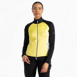 Bluza turystyczna damska Elation II szybkoschnąca. Czarne bluzy damskie Dare 2b, l, bez wzorów, z materiału, bez kaptura. Za 79.20 zł.