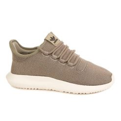 Trampki adidas Originals Tubular Shadow khaki. Szare trampki i tenisówki damskie Adidas, bez wzorów, z materiału, sportowe, bez zapięcia. Za 324.99 zł.