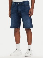 G-Star Raw Szorty jeansowe Dakota D24411-E352-H950 Niebieski Regular Fit. Niebieskie szorty męskie G-Star Raw, m, bez wzorów, z bawełny, retro. Za 349.99 zł.