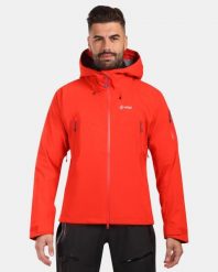 Męska kurtka hardshell Kilpi TRINITY-M. Czerwone kurtki męskie Kilpi, na zimę, l, bez wzorów, z hardshellu, bez kaptura. Za 1,248.29 zł.