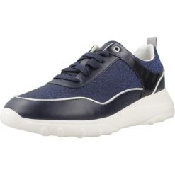 Buty GEOX D ALLENIEE Niebieski. Niebieskie trekkingi damskie Geox, trekkingowe. Za 216.99 zł.