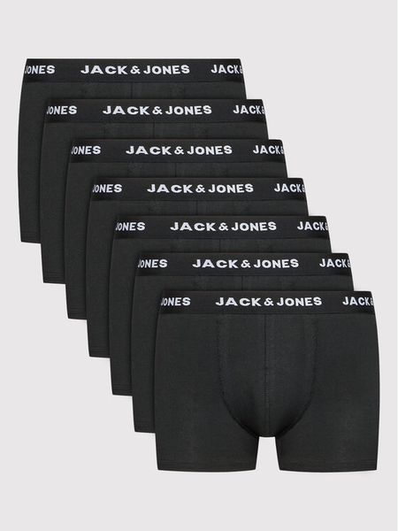 Jack & Jones Komplet bokserek Chuey 12171258 Czarny. Czarne bokserki męskie Jack & Jones, m, bez wzorów, z bawełny. Za 219.99 zł.