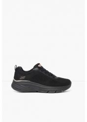 Sneakersy Skeatchers z metalizowanymi detalami. Czarne obuwie sportowe damskie bonprix, bez wzorów. Za 299.99 zł.