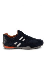 Geox Półbuty U Snake L U4207L 02214 C4002 Granatowy. Niebieskie półbuty na co dzień męskie Geox, ze skóry, bez zapięcia. Za 339.99 zł.