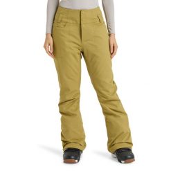 Spodnie do sportów zimowych techniczne damskie DIVERSION 10K. Brązowe spodnie snowboardowe damskie Roxy, na zimę, bez wzorów, z materiału, sportowe, narciarskie. Za 779.99 zł.
