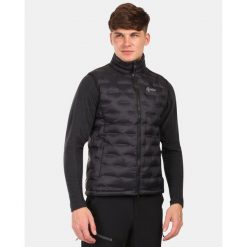 Męska ocieplana kamizelka Kilpi NAI-M. Czarne rękawiczki męskie Kilpi, bez wzorów, sportowe. Za 422.05 zł.