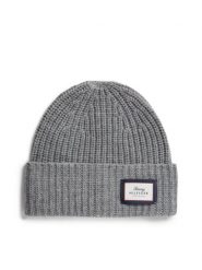 Tommy Hilfiger czapka wełniana Mężczyźni Wełna (100%) szary, ONE SIZE. Szare czapki i kapelusze męskie Tommy Hilfiger, bez wzorów, z wełny. Za 249.95 zł.