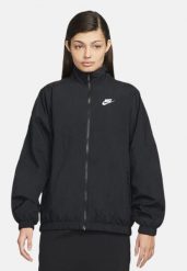 Kurtka uniwersalna damska Nike DM6185010. Czarne kurtki damskie Nike, na wiosnę, m, bez wzorów, z materiału, bez kaptura. Za 406.00 zł.