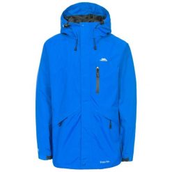 Kurtka/płaszcz Męski Corvo Z Kapturem Wodoodporny. Niebieskie kurtki męskie Trespass, m, bez wzorów, trekkingowe. Za 265.99 zł.
