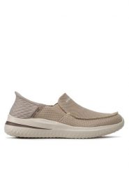 Skechers Półbuty Cabrino 210604/TPE Beżowy. Brązowe półbuty na co dzień męskie Skechers, z materiału, bez zapięcia. Za 379.99 zł.