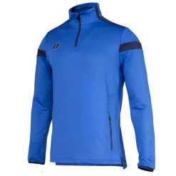 Bluza piłkarska dla dorosłych Zina Mid Delta PRO 2.0 Senior treningowa. Niebieskie bluzy męskie Zina, m, bez wzorów, bez kaptura. Za 163.20 zł.