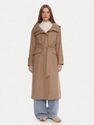 Tatuum Płaszcz przejściowy Meggy T2503.003 Beżowy Regular Fit. Brązowe płaszcze damskie Tatuum, xl, bez wzorów, z syntetyku, bez kaptura. Za 699.99 zł.
