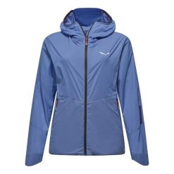 Damska kurtka wodoodporna Salewa Pedroc Wind HD. Niebieskie kurtki damskie Salewa, s, bez wzorów, z dżerseju. Za 781.25 zł.