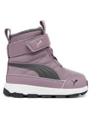 Puma Śniegowce Evolve Boot Ac+ Inf 392646 09 Fioletowy. Fioletowe buty zimowe dziewczęce Puma, z materiału, bez zapięcia. Za 239.99 zł.