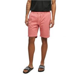 Szorty bermudzkie Urban Classics Stretch Twill. Czerwone szorty męskie Urban Classics, m, bez wzorów, eleganckie. Za 195.50 zł.