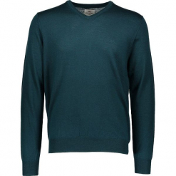 Sweter w kolorze zielonym. Zielone swetry przez głowę męskie Ben Sherman, z wełny. W wyprzedaży za 195.95 zł.