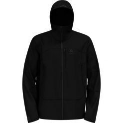 Kurtka techniczna męska ODLO X-Alp 3l Jacket hardshell. Czarne kurtki męskie Odlo, l, bez wzorów, z elastanu, z kapturem. Za 2,199.99 zł.