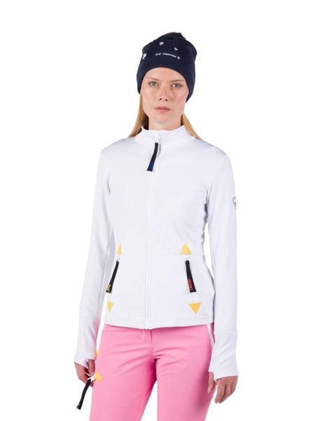 Bluza Rossignol JCC damska Climi JKT biała. Białe bluzy damskie Rossignol, l, bez wzorów, z elastanu, bez kaptura. Za 1,059.00 zł.