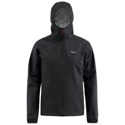 Kurtka Sportowa Męska Salewa Puez 2.5L Ptx. Czarne kurtki męskie Salewa, l, bez wzorów, z materiału, sportowe, bez kaptura. Za 499.99 zł.
