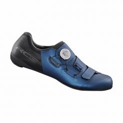 Buty Shimano SH-RC502. Niebieskie buty sportowe męskie Shimano, bez zapięcia, rowerowe. Za 588.70 zł.