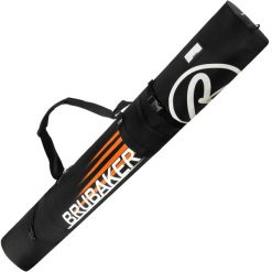 BRUBAKER pokrowiec na narty i kije - 1 para - 190 cm - czarny-pomarańczowy. Brązowe torby i plecaki dziecięce X2. Za 210.99 zł.
