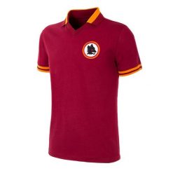 Koszulka retro piłkarska dla dorosłych - AS Roma 1978-79 - Czerwona. Czerwone koszulki sportowe męskie COPA FOOTBALL, l, bez wzorów, bez kołnierzyka, bez ramiączek, do piłki nożnej. Za 343.93 zł.