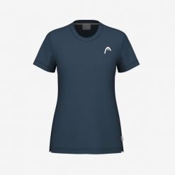 TIE-BREAK T-Shirt Women. Niebieskie koszulki sportowe damskie Head, s, bez wzorów, bez kołnierzyka, bez ramiączek, tenisowe. W wyprzedaży za 234.00 zł.