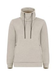 Clique Hobart Women bluza z półgolfem z tkaniny air-layer Stone. Brązowe bluzy damskie CLIQUE, l, bez wzorów, z elastanu, bez kaptura. Za 188.92 zł.