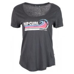 Rip Curl T-Shirt Damski Surf Co M Ciemnoszary. Szare t-shirty damskie Rip Curl. Za 117.00 zł.