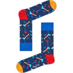 Happy Socks - Skarpety Axe. Niebieskie skarpety męskie Happy Socks, z bawełny. Za 39.90 zł.