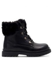 Lasocki Kids Botki POINT CI12-POINT-10 Czarny. Czarne botki dziewczęce Lasocki Kids, ze skóry, bez zapięcia. Za 189.99 zł.