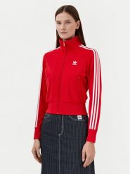 Adidas Bluza adicolor Classics Firebird IR8079 Czerwony Regular Fit. Czerwone bluzy damskie Adidas, l, bez wzorów, z syntetyku, bez kaptura. Za 249.99 zł.