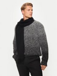 BOSS Szalik Naster 50517218 Czarny. Czarne rękawiczki męskie Boss, bez wzorów, z wełny. Za 349.99 zł.
