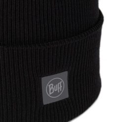Czapka dla dorosłych Crossknit Beanie. Czarne czapki i kapelusze damskie Buff, bez wzorów, z materiału, sportowe. Za 129.99 zł.