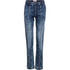 Dżinsy jogger bonprix niebieski. Niebieskie jeansy damskie bonprix. Za 139.99 zł.