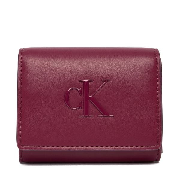 Portfel Calvin Klein. Czerwone portfele damskie Calvin Klein, bez wzorów. Za 152.99 zł.