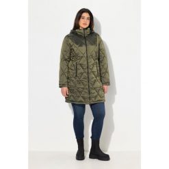 Damskie Pikowana kurtka HYPRAR kaptur dwukierunkowy zamek kieszenie na zamek. Zielone kurtki damskie Ulla Popken, plus size, bez wzorów, z materiału, bez kaptura. W wyprzedaży za 479.99 zł.